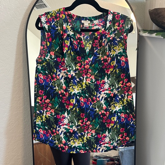 J. Crew Factory Tops - J. Crew Floral Sleeveless Women's Top